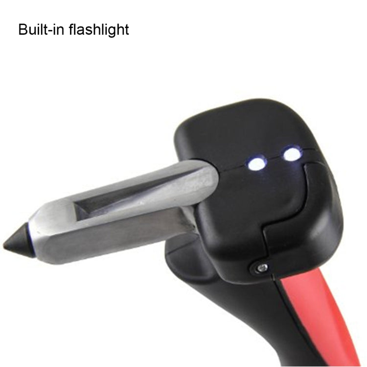 Car Cane Griff Tragbare Mobilitätshilfe Taschenlampe Gurtschneider Glasbrecher Notfall-Fluchthilfewerkzeuge, 566