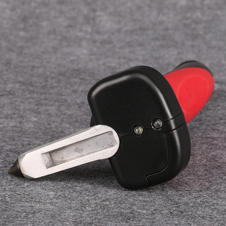 Car Cane Griff Tragbare Mobilitätshilfe Taschenlampe Gurtschneider Glasbrecher Notfall-Fluchthilfewerkzeuge, 566