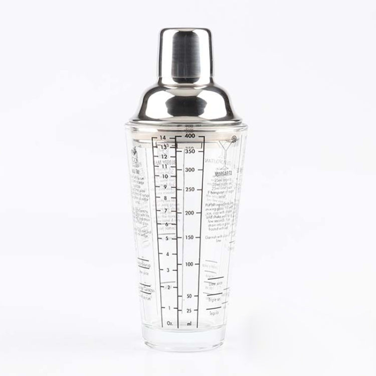 Stainless Steel Cocktail Shaker with Measuring Scale | 450ml