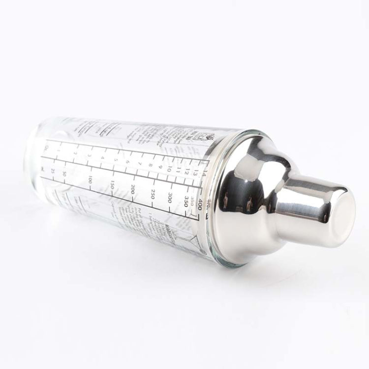 Stainless Steel Cocktail Shaker with Measuring Scale | 450ml