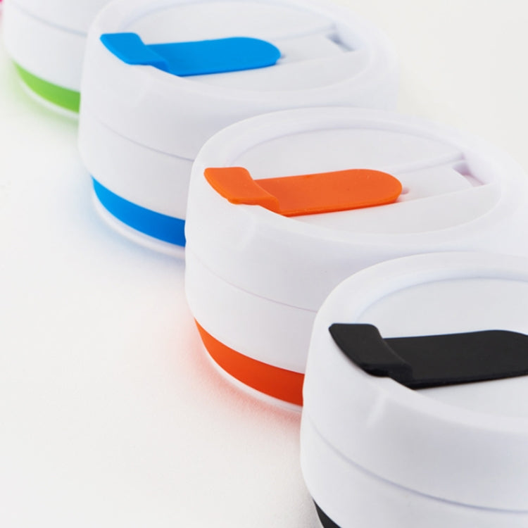 Collapsible Silicone Travel Mug 350ml | Foldable Coffee & Tea Cup with Lid