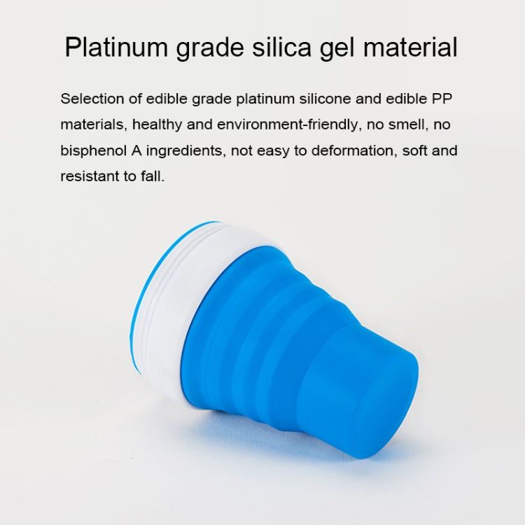 Collapsible Silicone Travel Mug 350ml | Foldable Coffee & Tea Cup with Lid