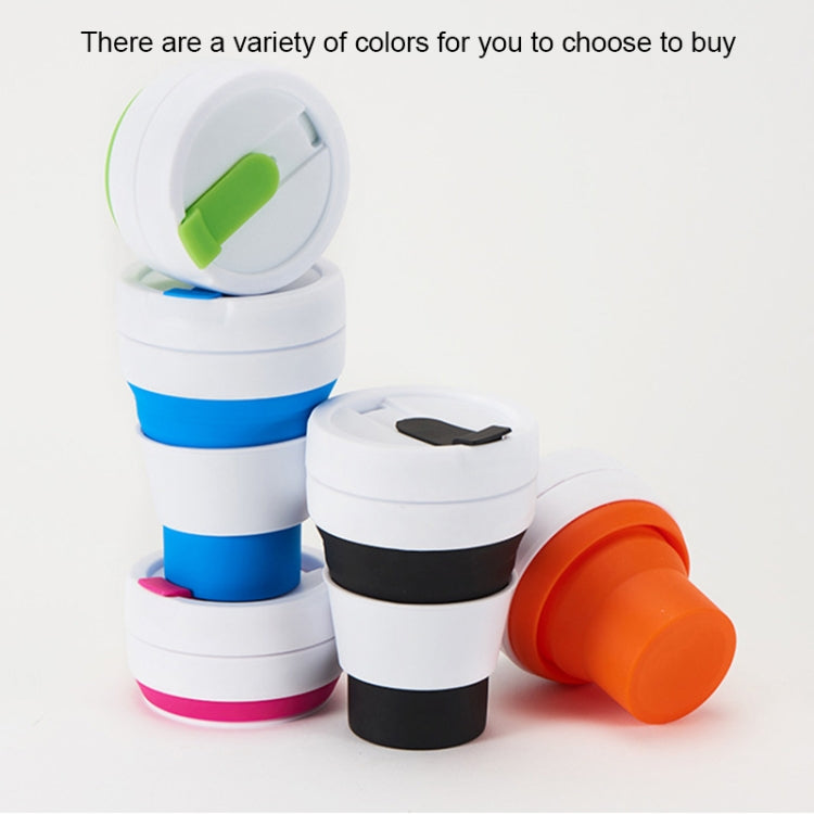 Collapsible Silicone Travel Mug 350ml | Foldable Coffee & Tea Cup with Lid
