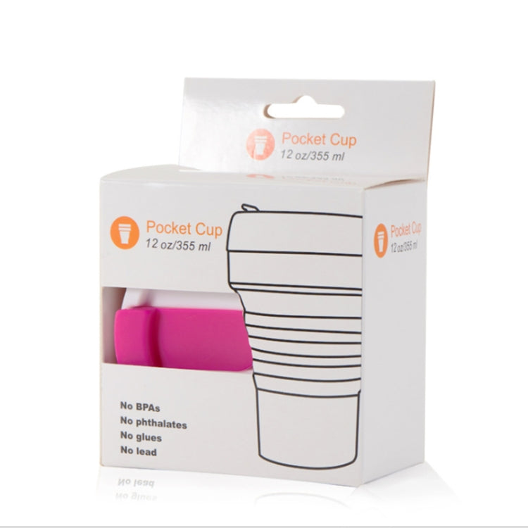 Collapsible Silicone Travel Mug 350ml | Foldable Coffee & Tea Cup with Lid