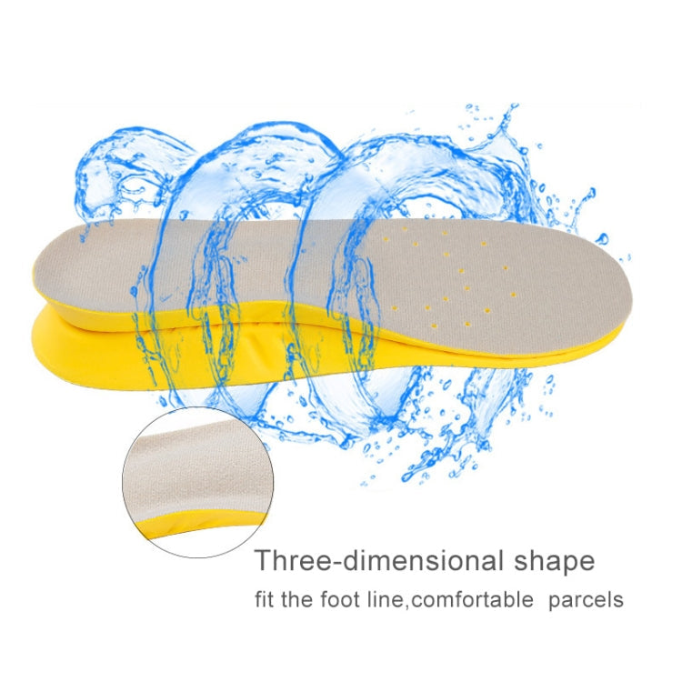 PU Breathable Sports Insoles – Shock-Absorbing Shoe Inserts (Size M, 6–9)