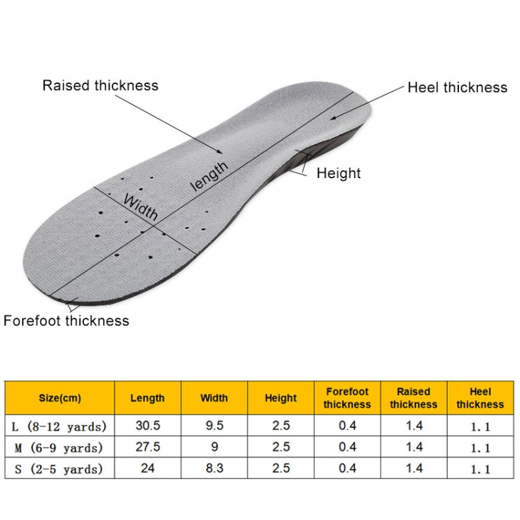 PU Breathable Sports Insoles – Shock-Absorbing Shoe Inserts (Size M, 6–9)