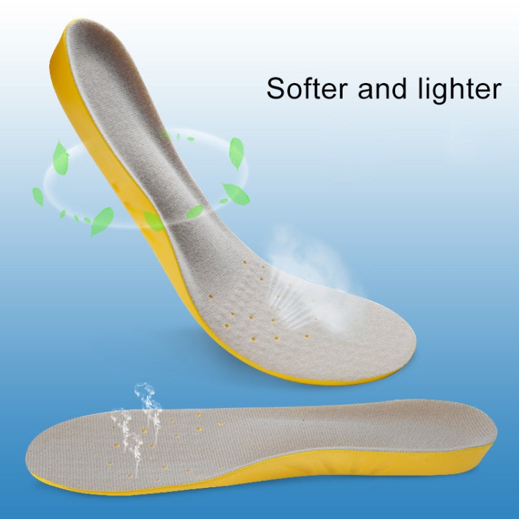 PU Breathable Sports Insoles – Shock-Absorbing Shoe Inserts (Size M, 6–9)