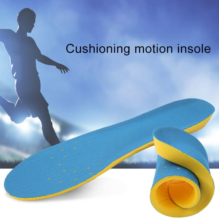 PU Breathable Sports Insoles – Shock-Absorbing Shoe Inserts (Size M, 6–9)