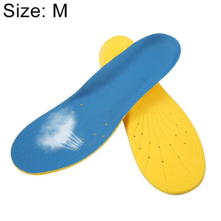 PU Breathable Sports Insoles – Shock-Absorbing Shoe Inserts (Size M, 6–9)