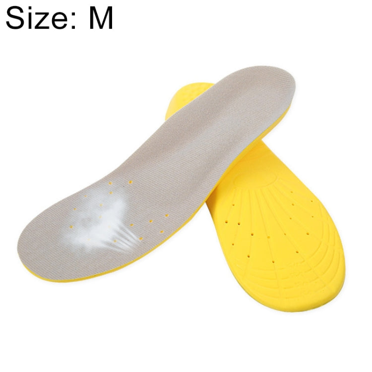 PU Breathable Sports Insoles – Shock-Absorbing Shoe Inserts (Size M, 6–9)