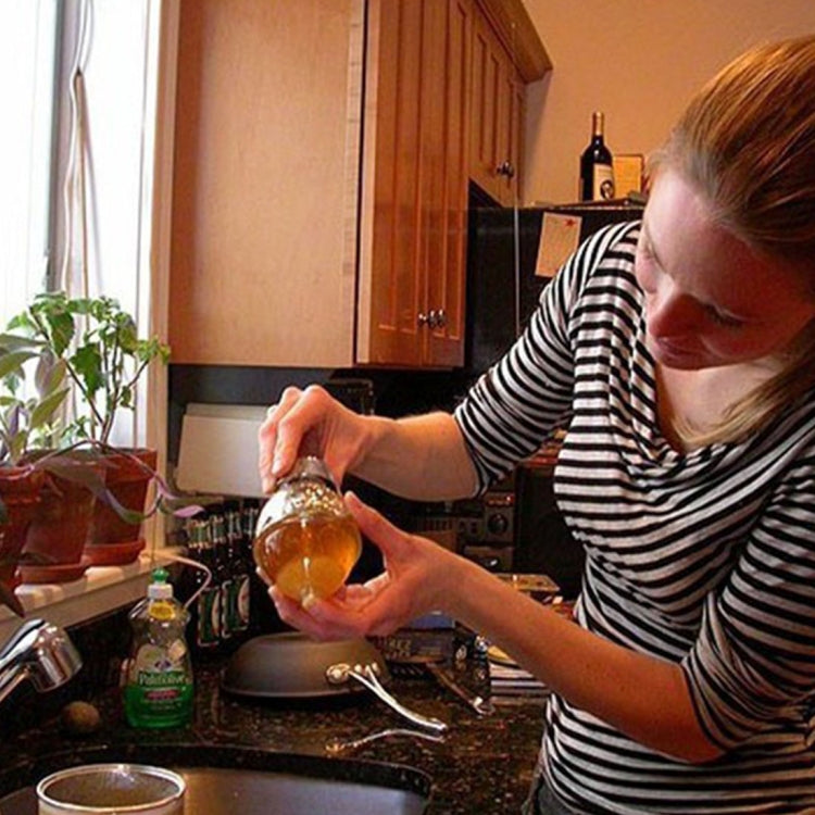 Beehive Honey Dispenser - 200ml Transparent Acrylic Juice & Syrup Dispenser