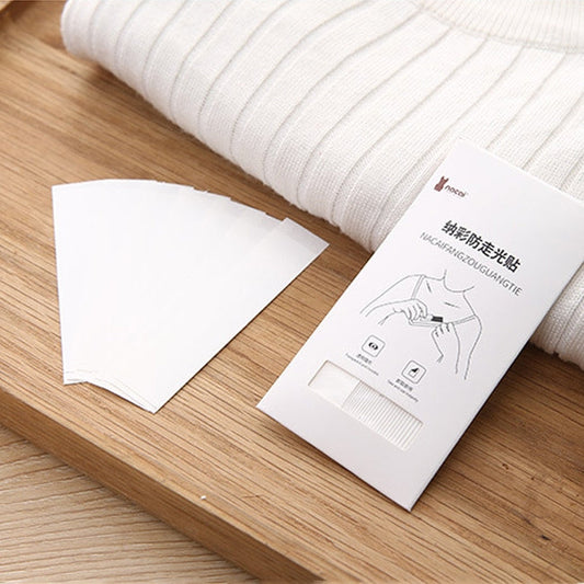 Invisible Anti-Slip Shirt Collar Stickers – Double-Sided Body Tape for V-Neck & Seamless Hold (1 Pack)