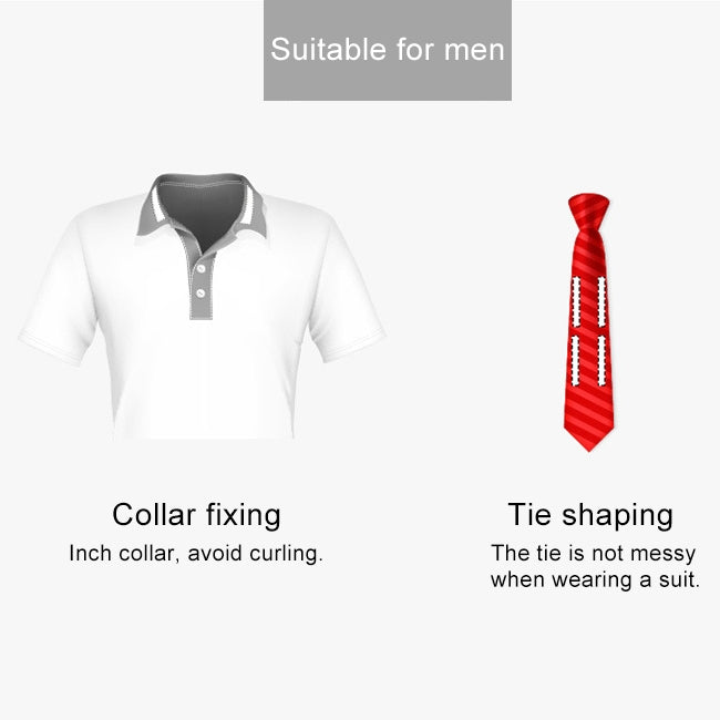 Invisible Anti-Slip Shirt Collar Stickers – Double-Sided Body Tape for V-Neck & Seamless Hold (1 Pack)