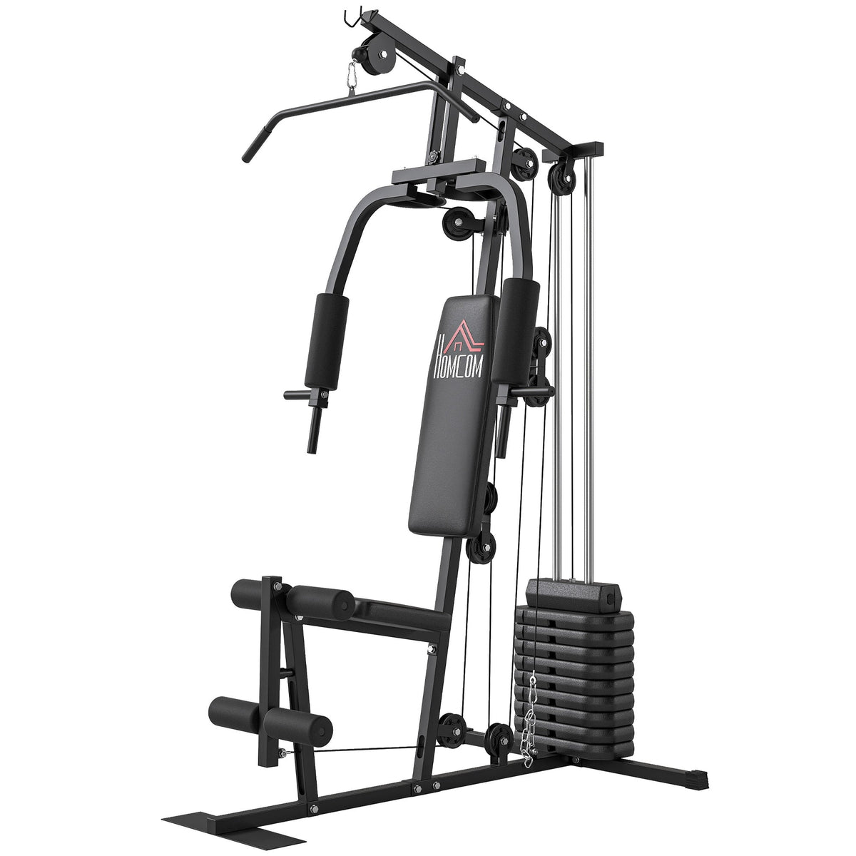 Multifunctional Home Gym Machine 45kg Weight Stack Strength Trainer Station