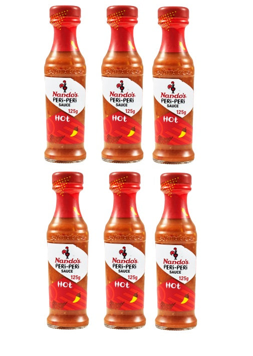 Nando's Peri-Peri Hot Sauce 125ml — 6er-Pack