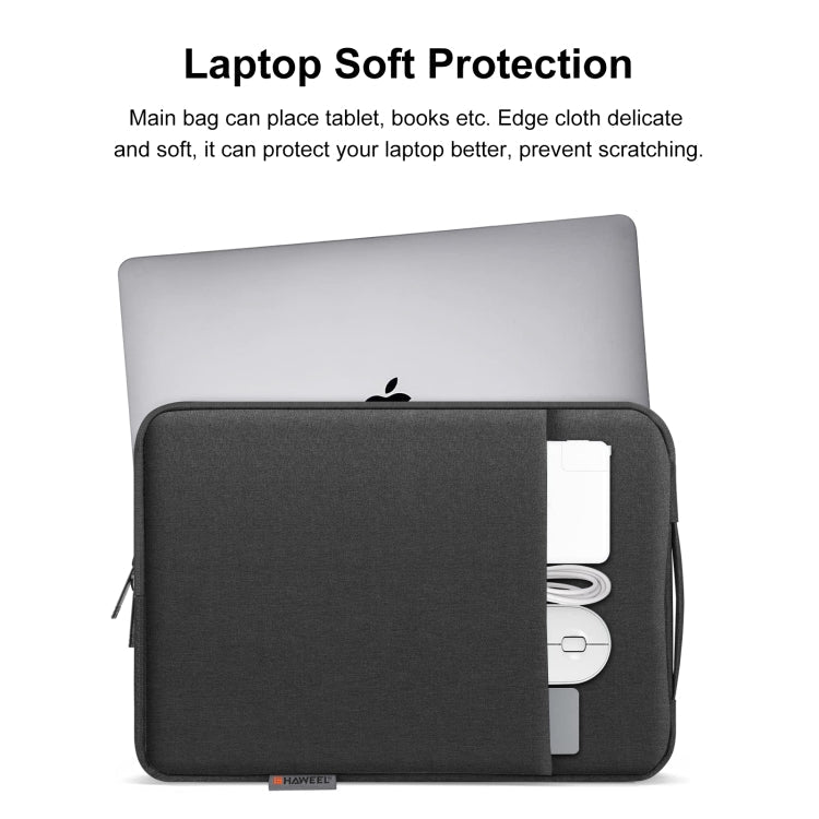 HAWEEL Laptop-Hülle Laptoptasche mit Reißverschluss und Griff für 12,5-13,5 Zoll Laptops, für 12,5-13,5 Zoll Laptops (mit Griff)