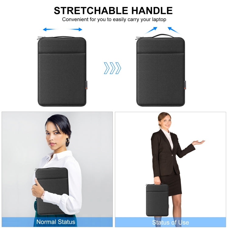 HAWEEL Laptop-Hülle Laptoptasche mit Reißverschluss und Griff für 12,5-13,5 Zoll Laptops, für 12,5-13,5 Zoll Laptops (mit Griff)