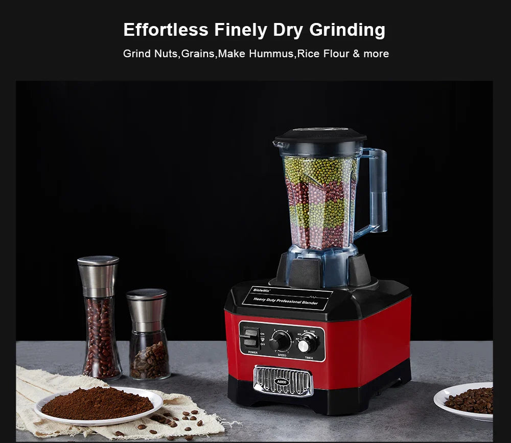 Biolomix A8800 Commercial Bar Blender | 2200W BPA-Free Ice Crusher & Smoothie Maker | 7-Year Warranty
