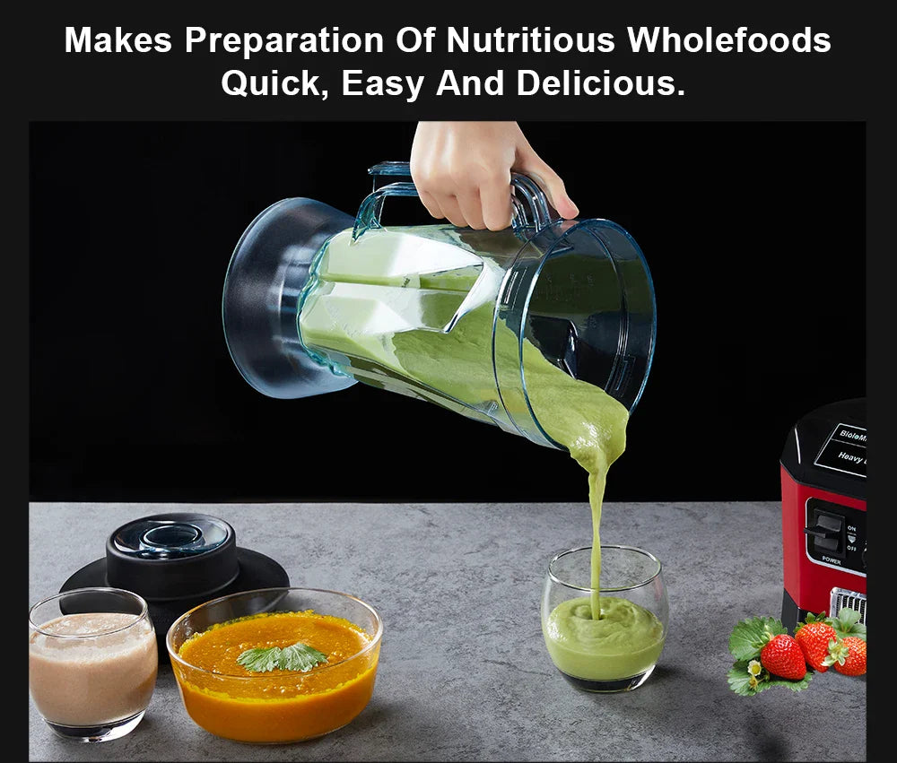 Biolomix A8800 Commercial Bar Blender | 2200W | BPA Free | 7 Year Warranty