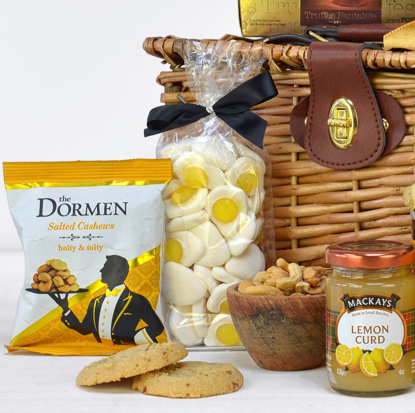 Präsentkorb mit Leckereien