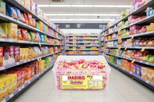 Haribo Rhubarb & Custard Sweets – Bulk Pack of 300