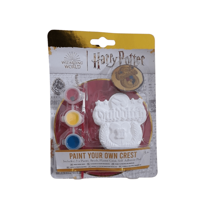 Harry Potter Paint Your Own Crest Kit | 4 Hogwarts Houses to Collect