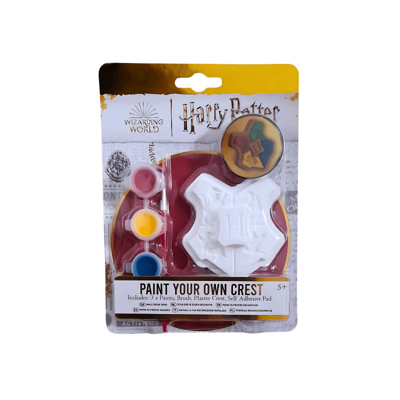 Harry Potter Paint Your Own Crest Kit | 4 Hogwarts Houses to Collect