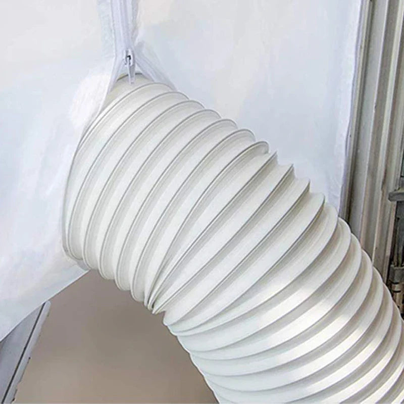 AirLock Window Seal for Portable Air Conditioner – 400cm Flexible Cloth Sealing Panel with Zip