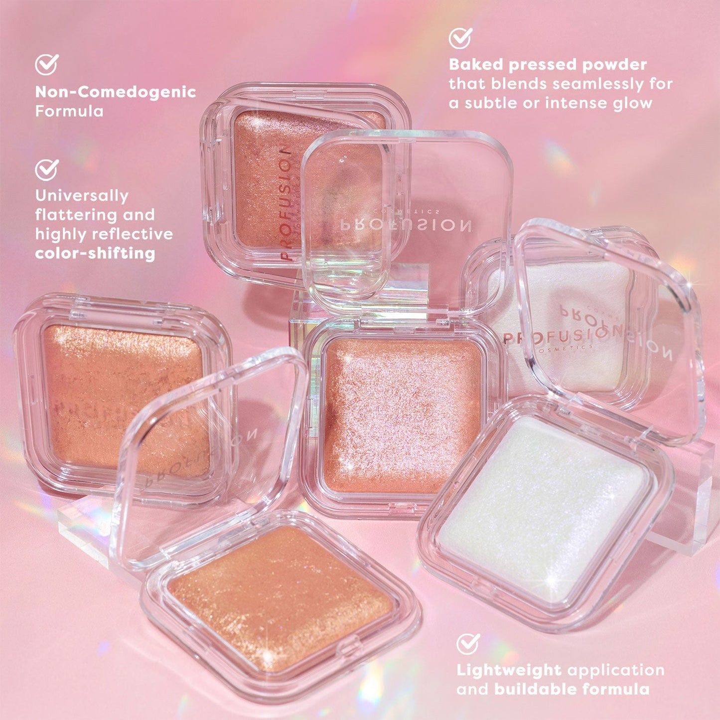 Holo Beam Holographic Highlighter | Baked Powder, Vegan & Cruelty-Free