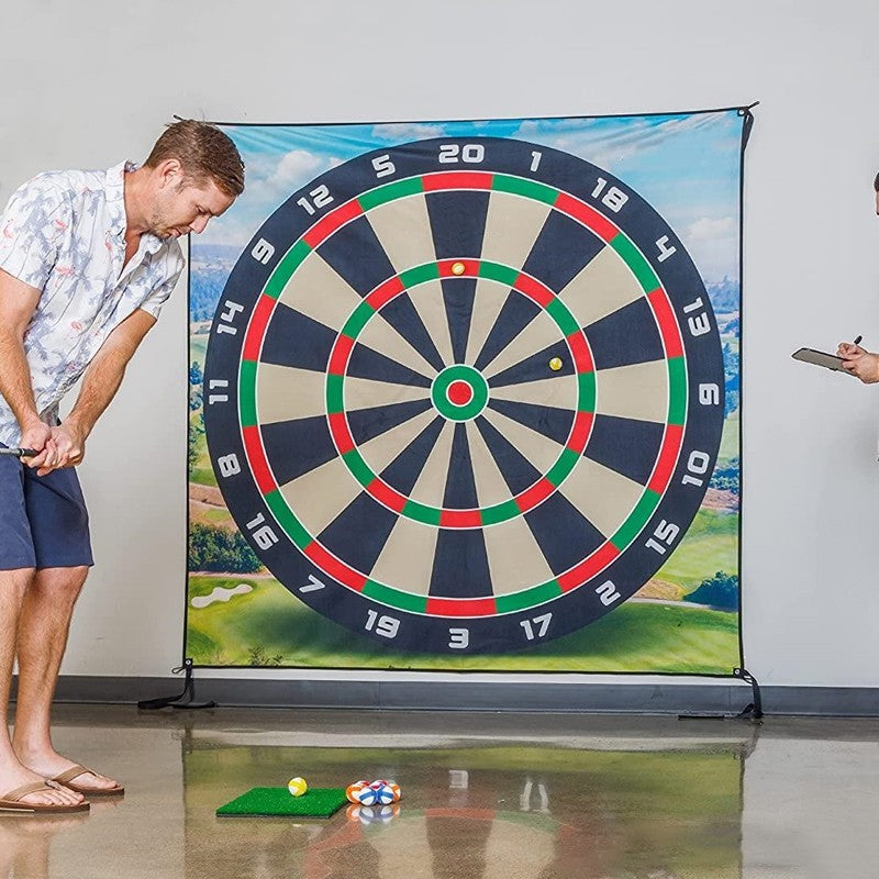 Huge Golf Darts Game Mat Chip & Stick Kit Indoor Outdoor Family Party Game Set