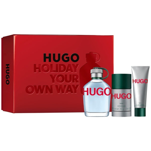 Hugo Boss Hugo Man Gift Set 125ml EDT + 75ml Deodorant Stick + 50ml Shower Gel