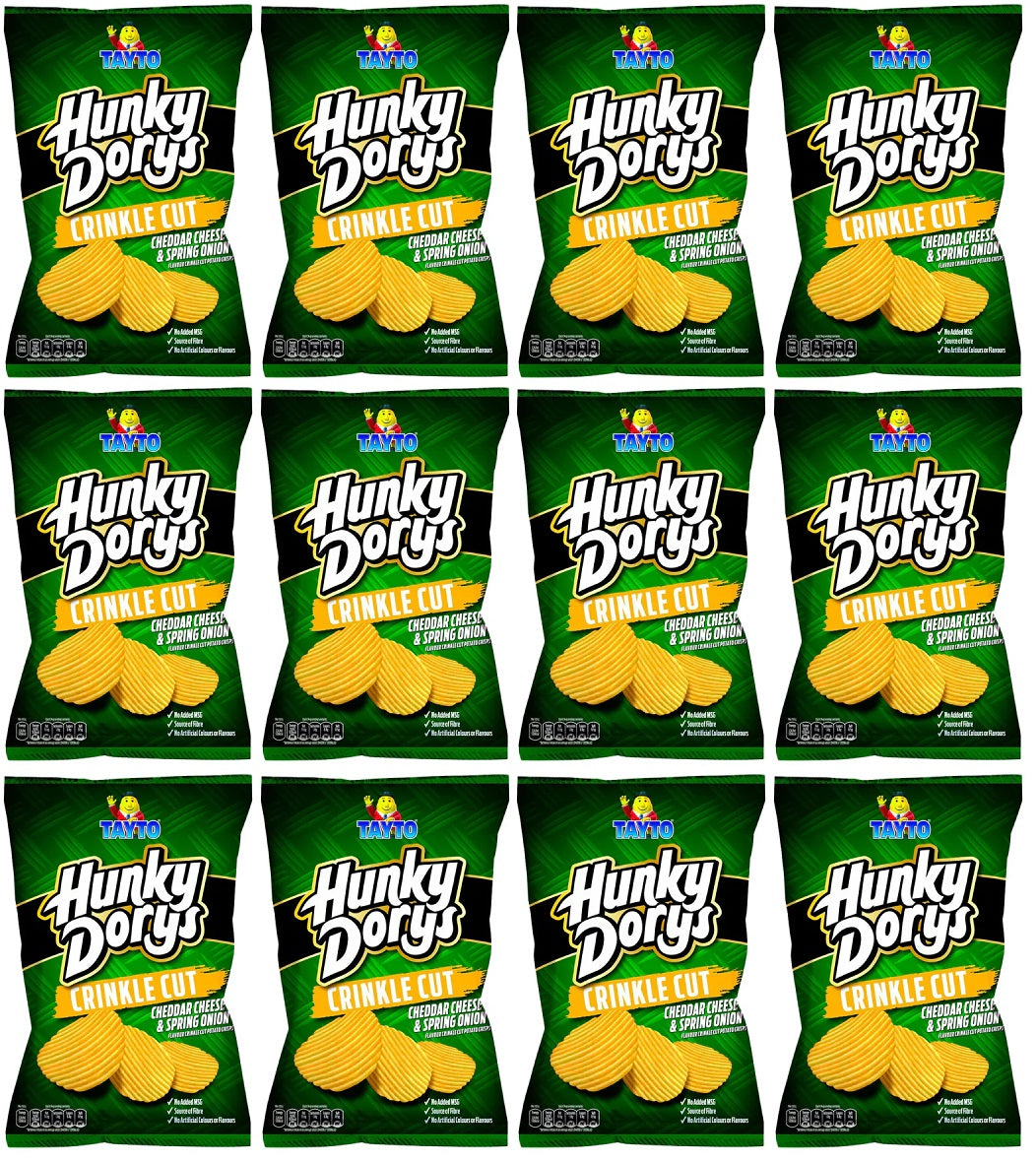 Tayto Hunky Dorys Cheese & Onion Chips Multipack | 12 x 130g