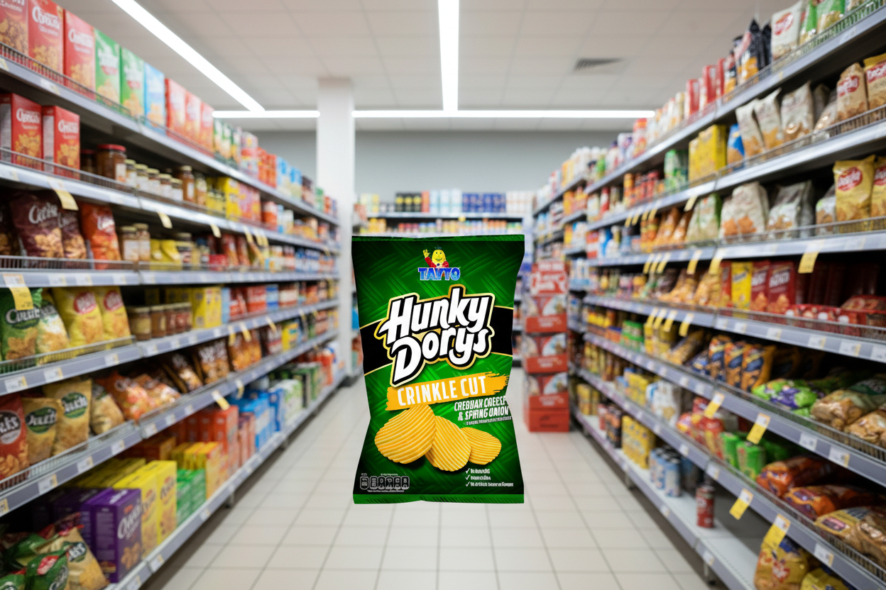 Tayto Hunky Dorys Cheese & Onion Chips Multipack | 12 x 130g