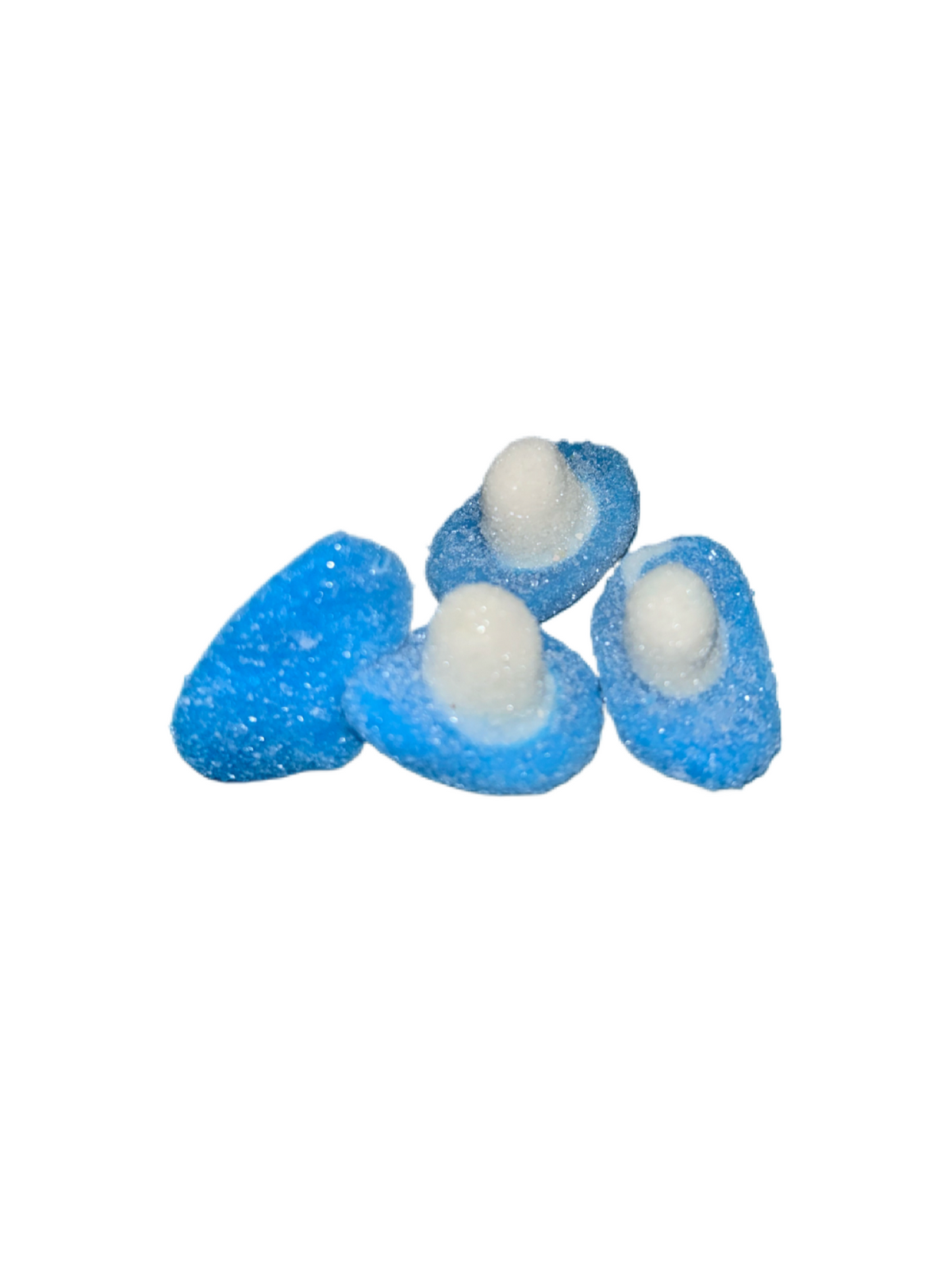 Brause-Blaue-Himbeer-Pilze