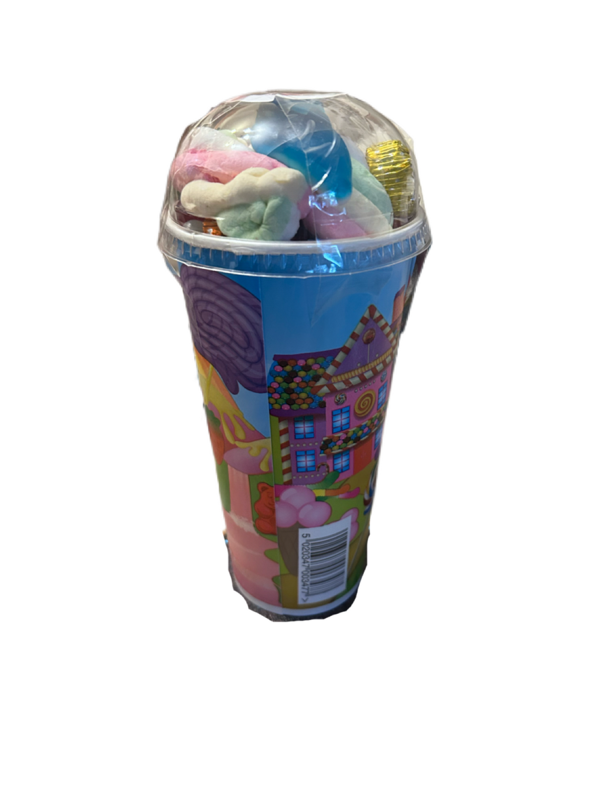 Pick-n-Mix-Becher mit Domdeckel.