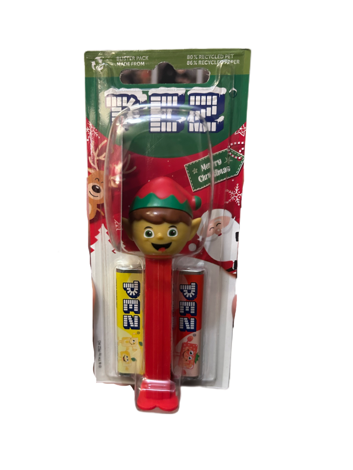 Pez Winter Stars mit 2 Nachfüllpackungen.