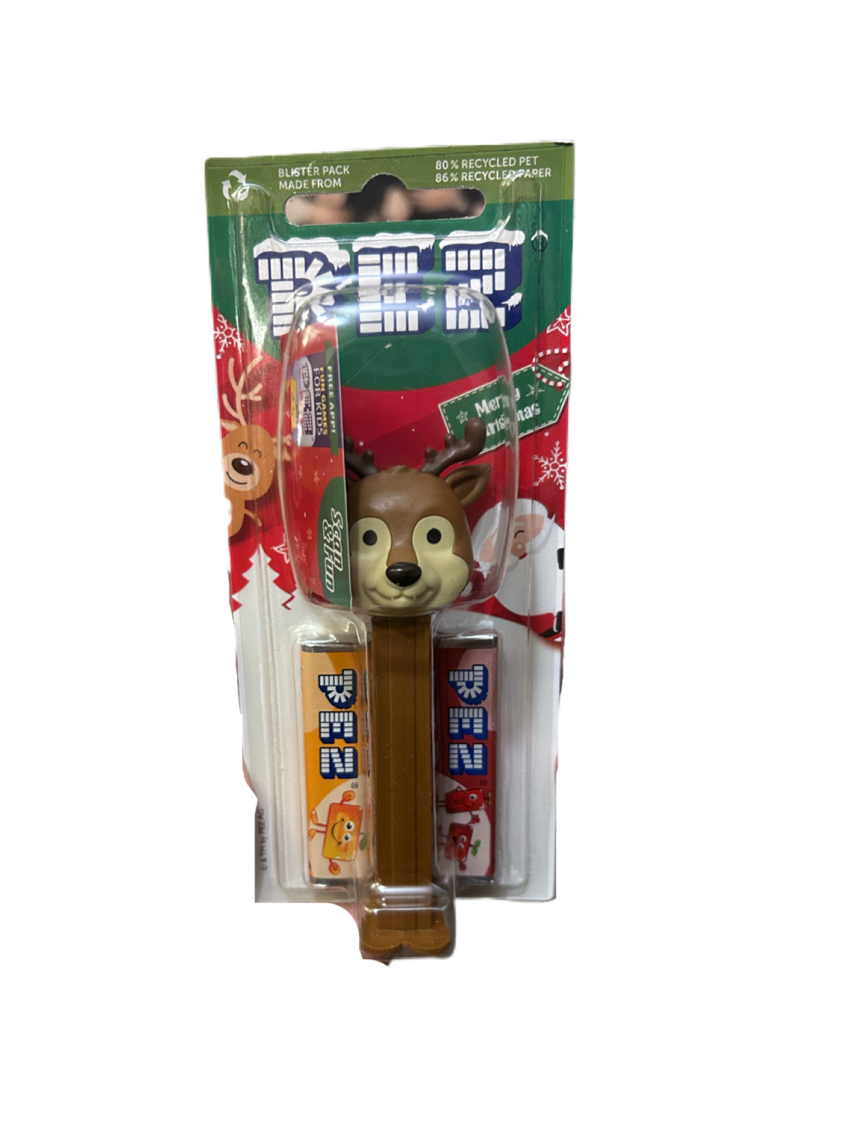 Pez Winter Stars mit 2 Nachfüllpackungen.