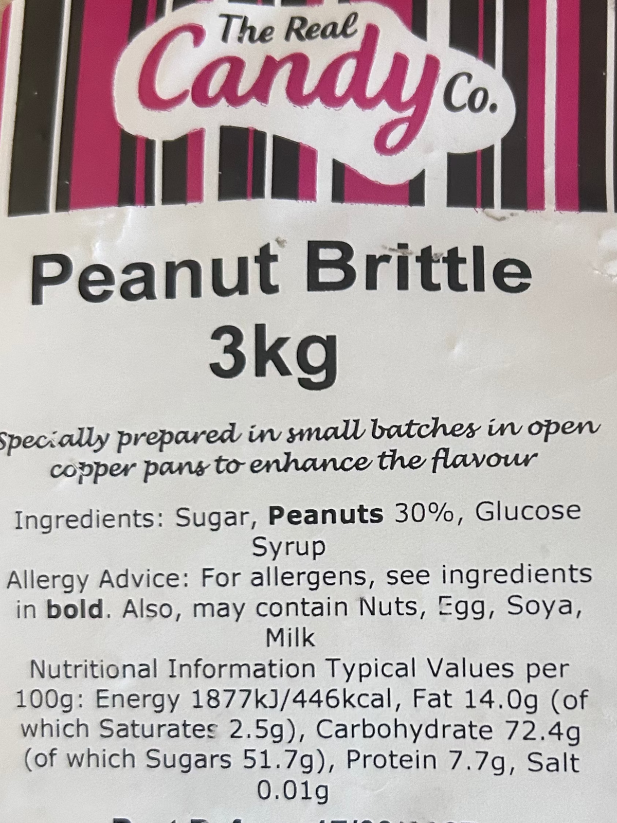 Peanut Brittle Clusters G/F