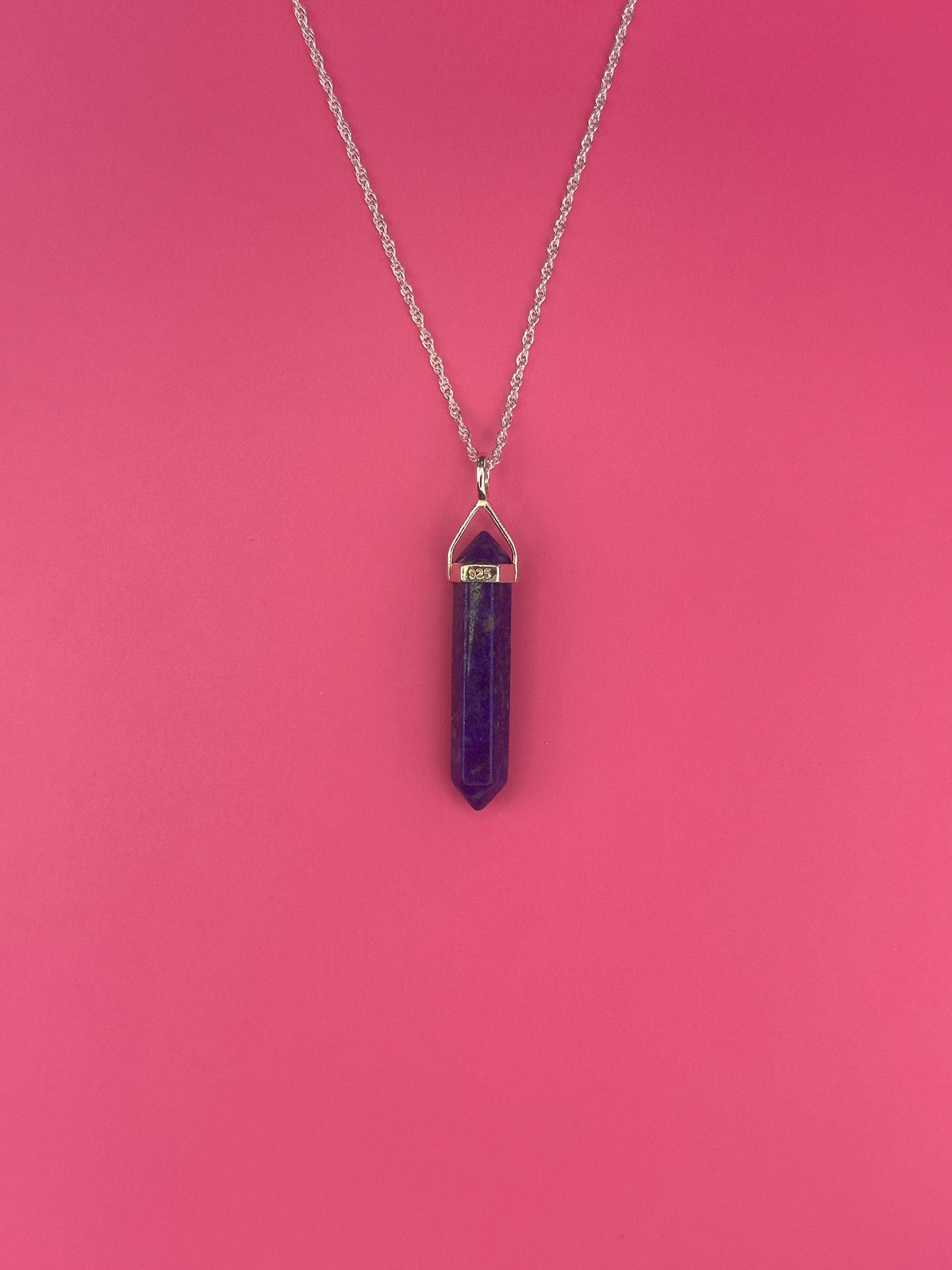 Enlightenment pendant - Lapis lazuli (sterling silver)