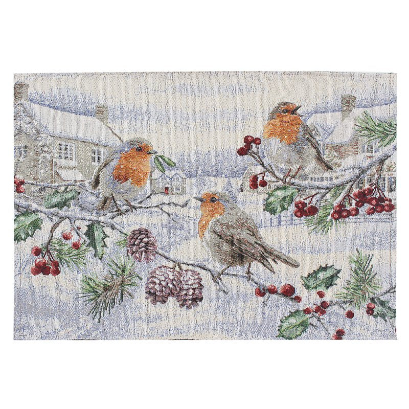 CHRISTMAS ROBINS PLACEMAT