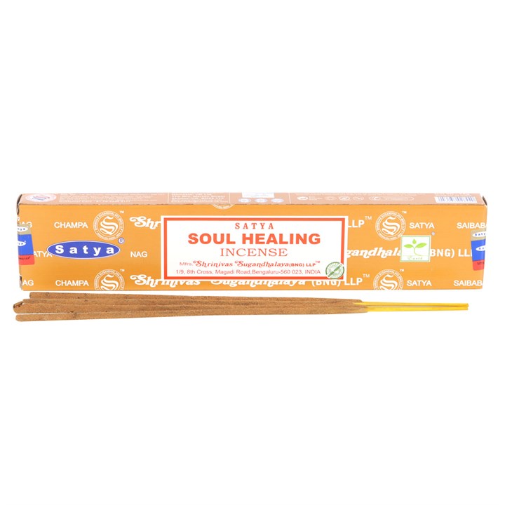 12 Packs of Soul Healing Incense Sticks by Satya
