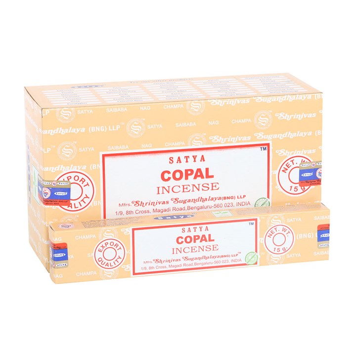 12 Packs of Copal Incense Sticks by Satya