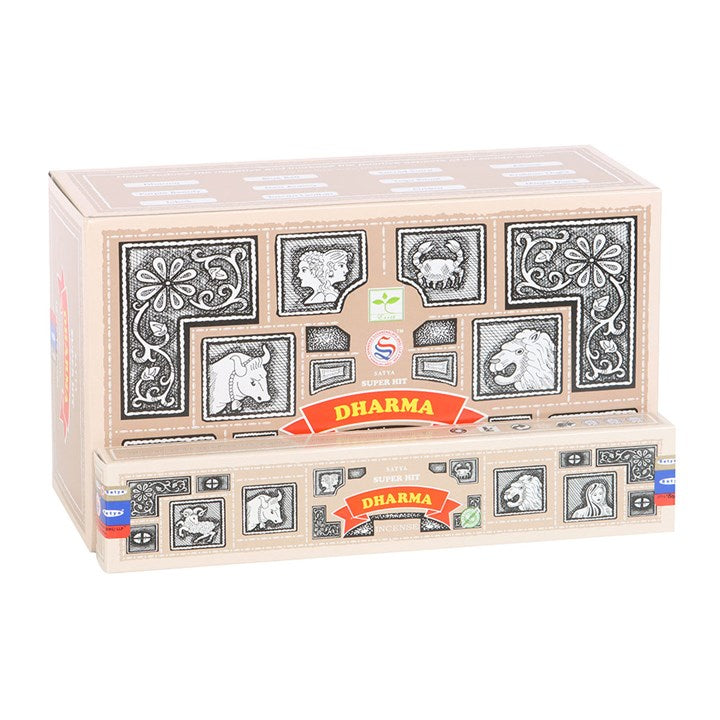 12 Packs of Superhit Dharma Incense Sticks by Satya