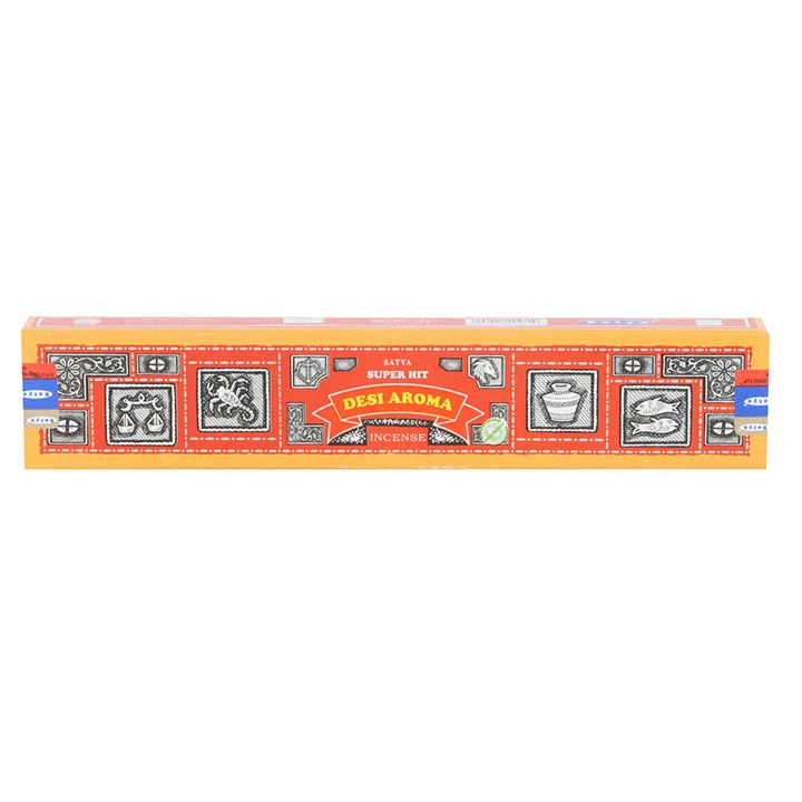 12 Packs of Superhit Desi Aroma Incense Sticks by Satya