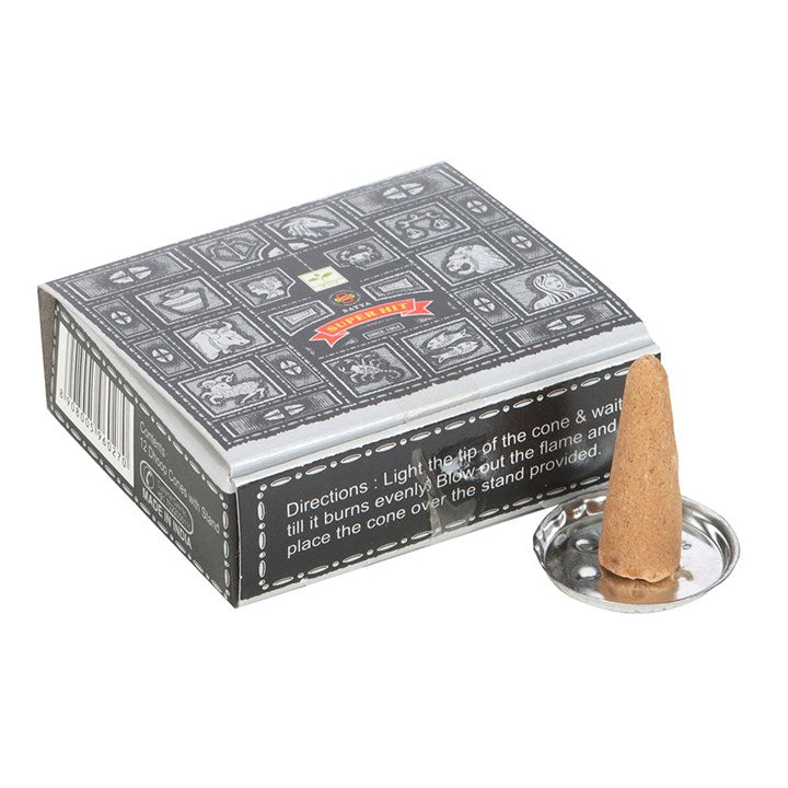 12 Packs of Super Hit Dhoop Cones by Satya