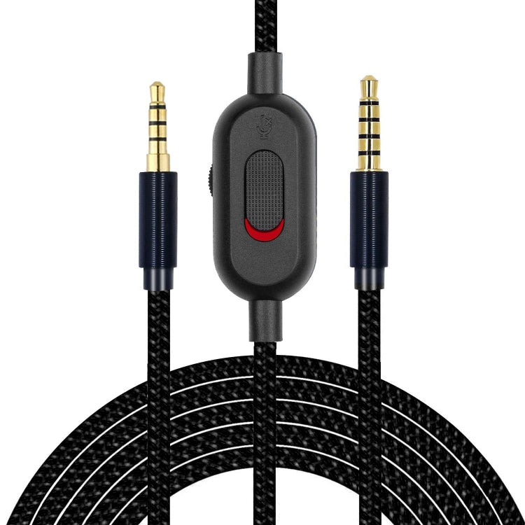 Logitech Astro A10 & A40 Replacement Audio Cable – 2m Nylon Braided with Mute & Volume Control