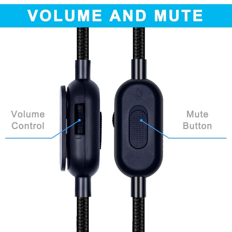 Logitech Astro A10 & A40 Replacement Audio Cable – 2m Nylon Braided with Mute & Volume Control