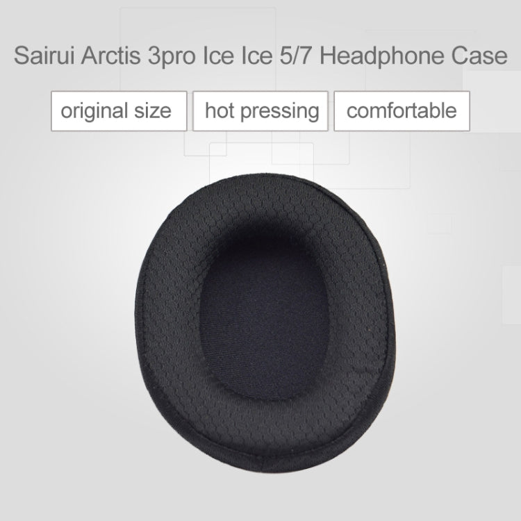 Leather Memory Foam Ear Pad Covers for SteelSeries Arctis 3, 5, 7 & Pro Headphones – 1 Pair (White)