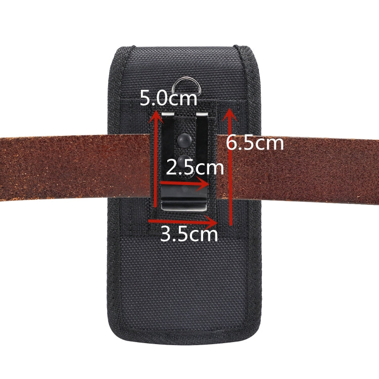 4,7 Zoll Universal Vertikale Nylon-Gürteltasche für iPhone X & iPhone 8, Galaxy S6, Redmi 3