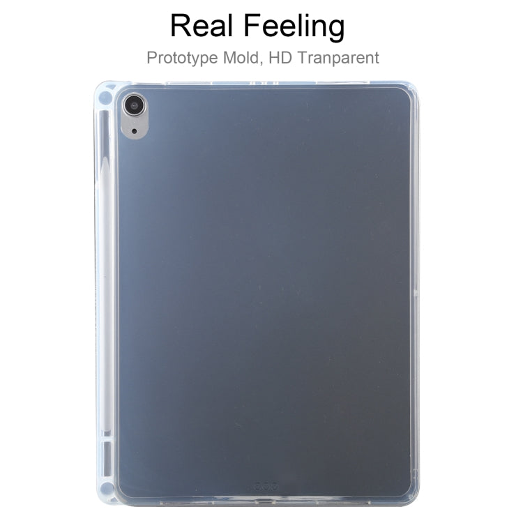 Transparent TPU Protective Case with Pen Slot for iPad Air 2022/2020 10.9 & iPad Pro 11 (2018)